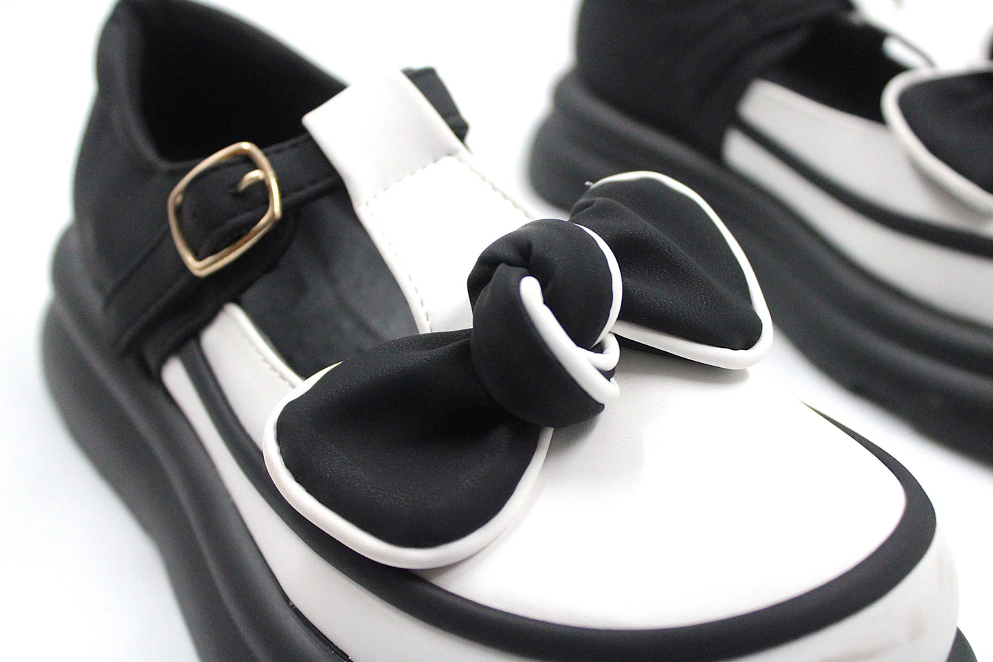 Girls black casual loafer by Ket kids