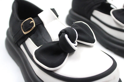 Girls black casual loafer by Ket kids