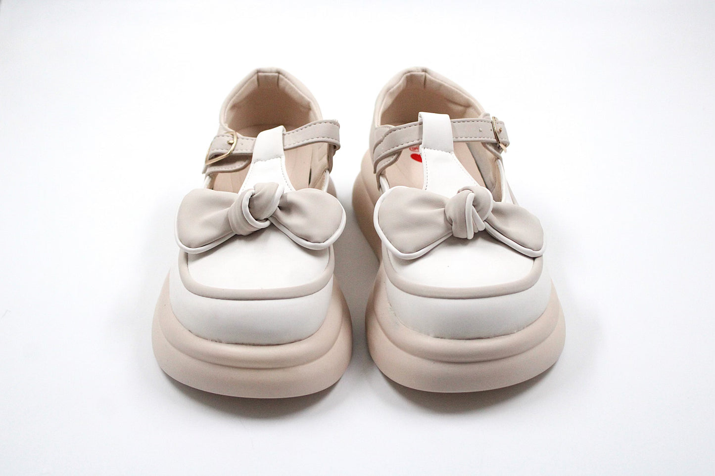 Girls beige casual loafer by Ket kids