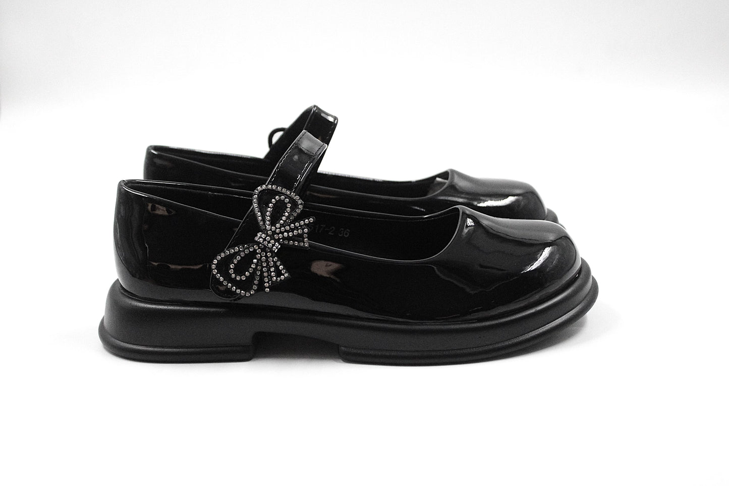 Girls black vibrant loafer by Ket kids