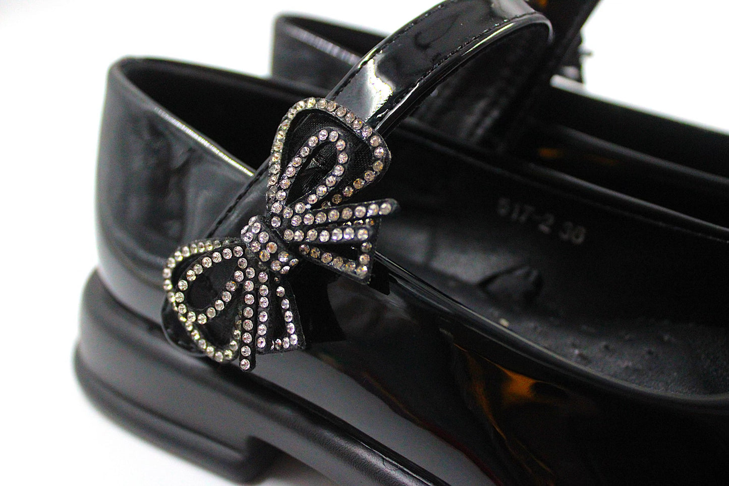 Girls black vibrant loafer by Ket kids