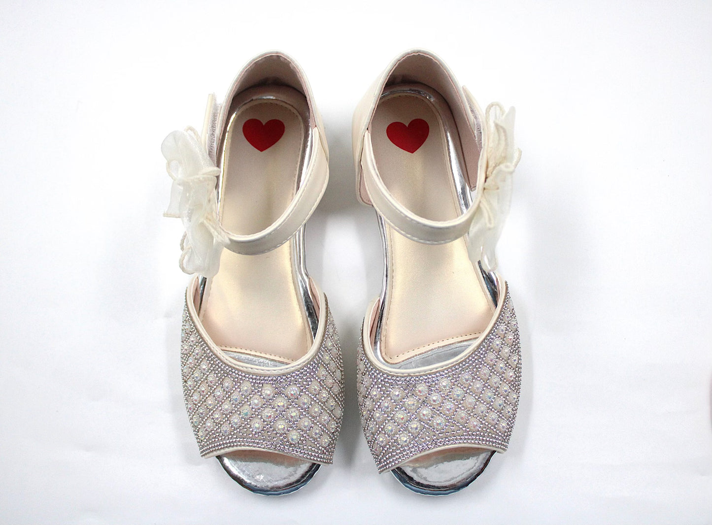 Girl white premium sandal by Ket kids