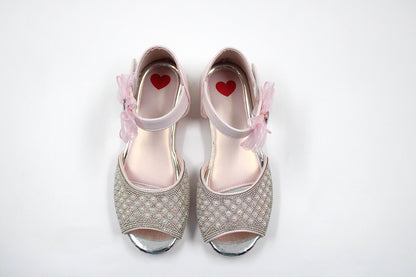 Girl pink premium sandal by Ket kids