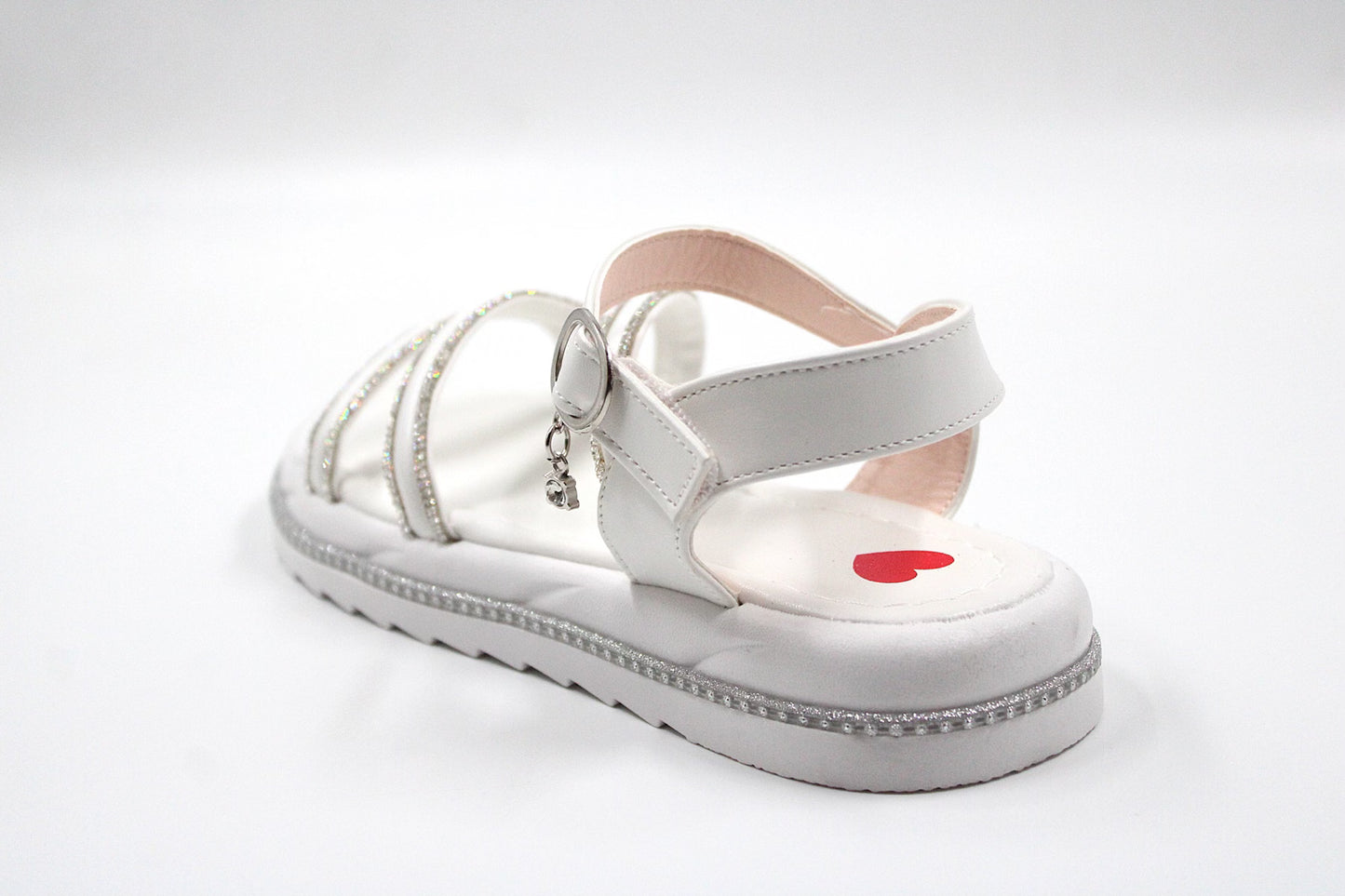 Girl white elegant sandal by Ket kids