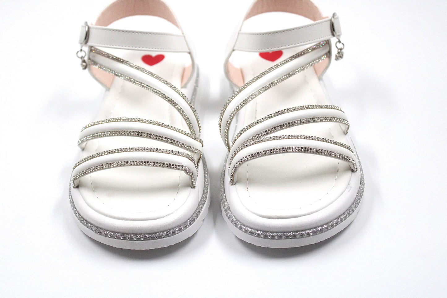 Girl white elegant sandal by Ket kids