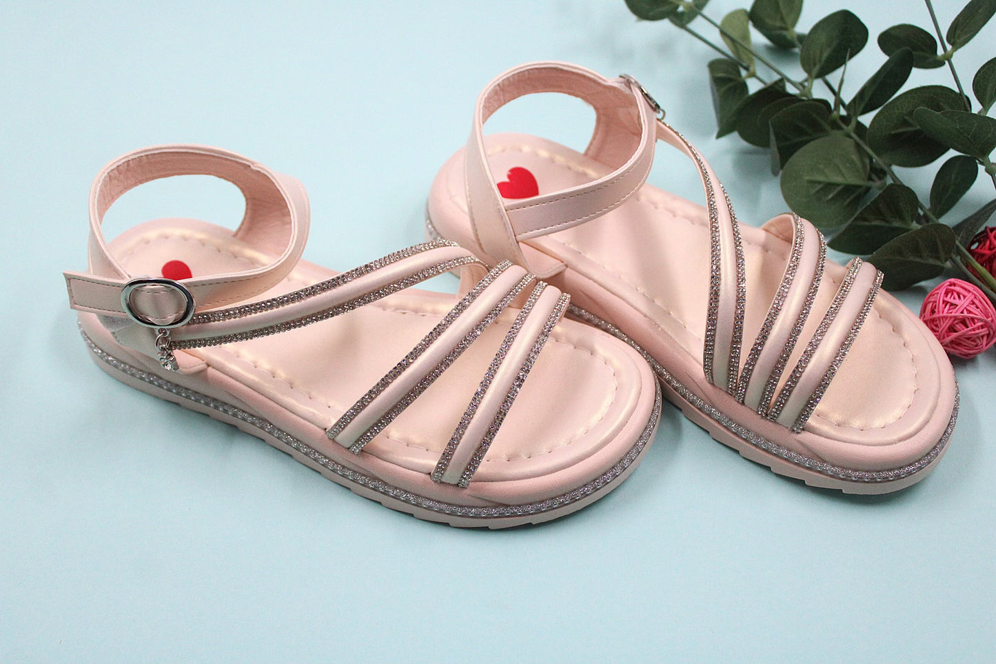 Girls pink elegant sandal by Ket kids