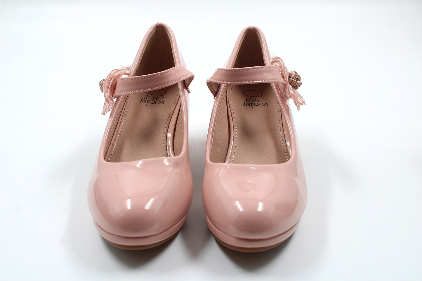Girls pink luxurious heel by Ket kids