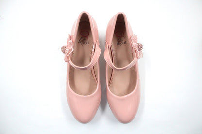 Girls pink luxurious heel by Ket kids