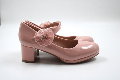 Girls pink luxurious heel by Ket kids