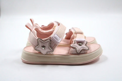 Girls pink comfortable sandal by Ket kids