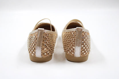 Girl golden shimmering ballerina by Ket kids