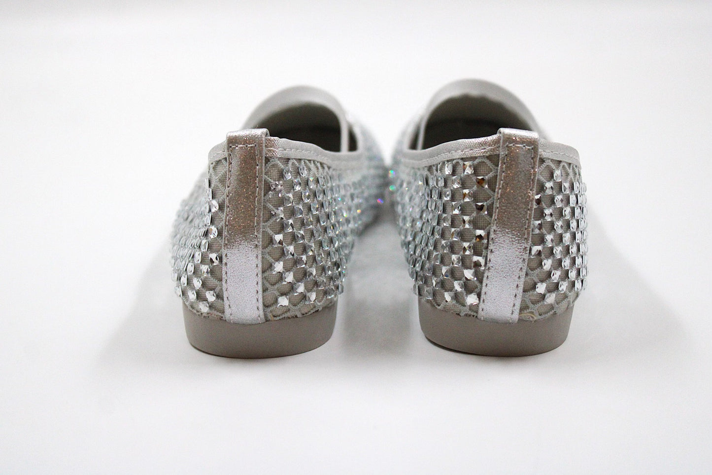 Girl silver shimmering ballerina by Ket kids