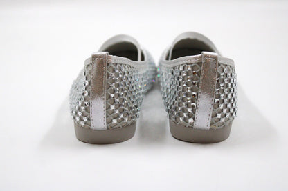 Girl silver shimmering ballerina by Ket kids