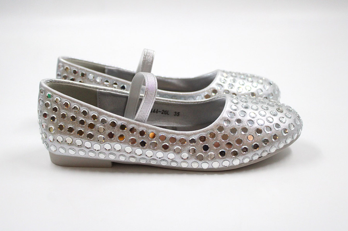 Girls silver radiant ballerina by Ket kids