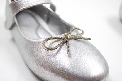 Girl silver festive ballerina by Ket kids