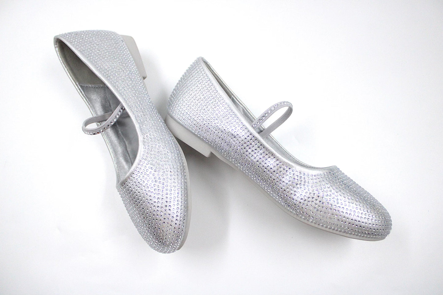 Girl silver dazzling ballerina by Ket kids