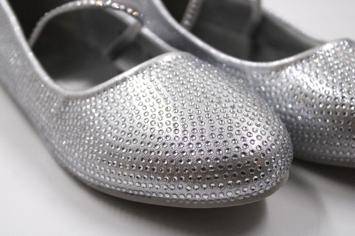 Girl silver dazzling ballerina by Ket kids