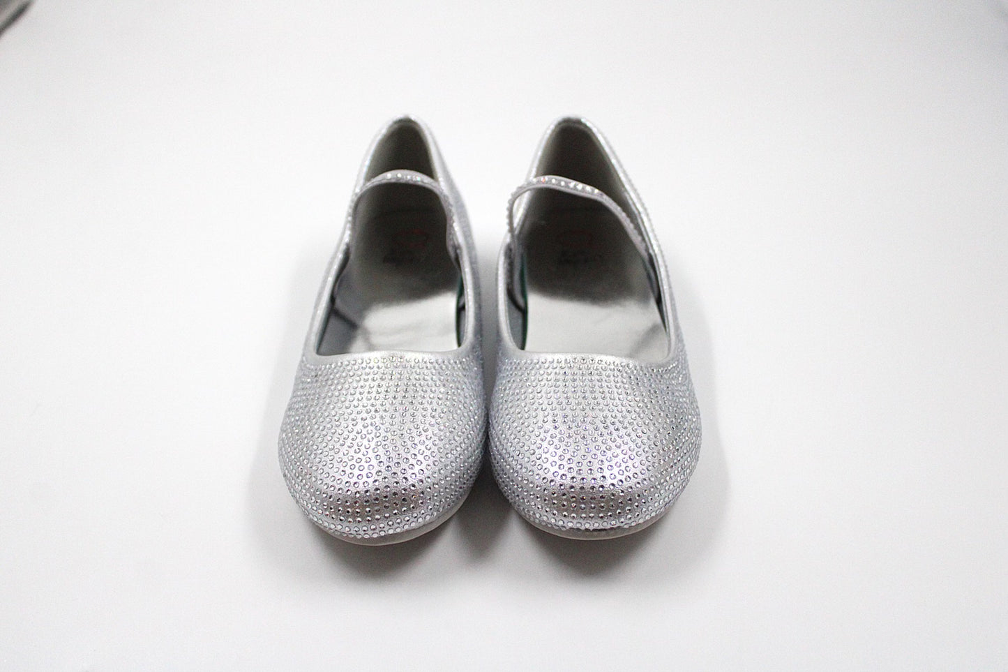 Girl silver dazzling ballerina by Ket kids