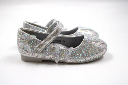 Girl silver sparkly ballerina by Ket kids