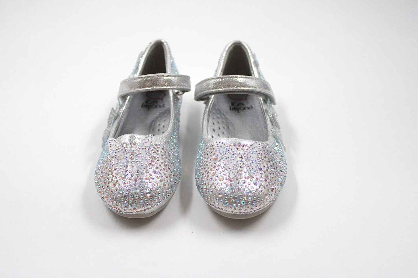 Girl silver sparkly ballerina by Ket kids