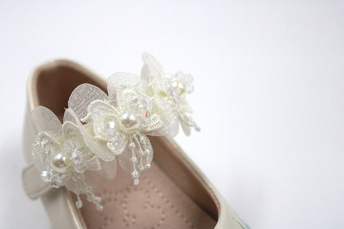 Girl white floral ballerina by Ket kids