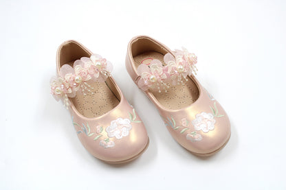 Girl pink floral ballerina by Ket kids