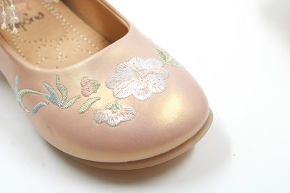 Girl pink floral ballerina by Ket kids