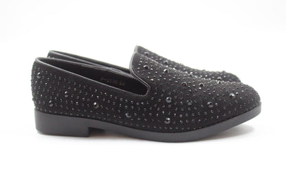 Boys black festive loafer by Ket kids