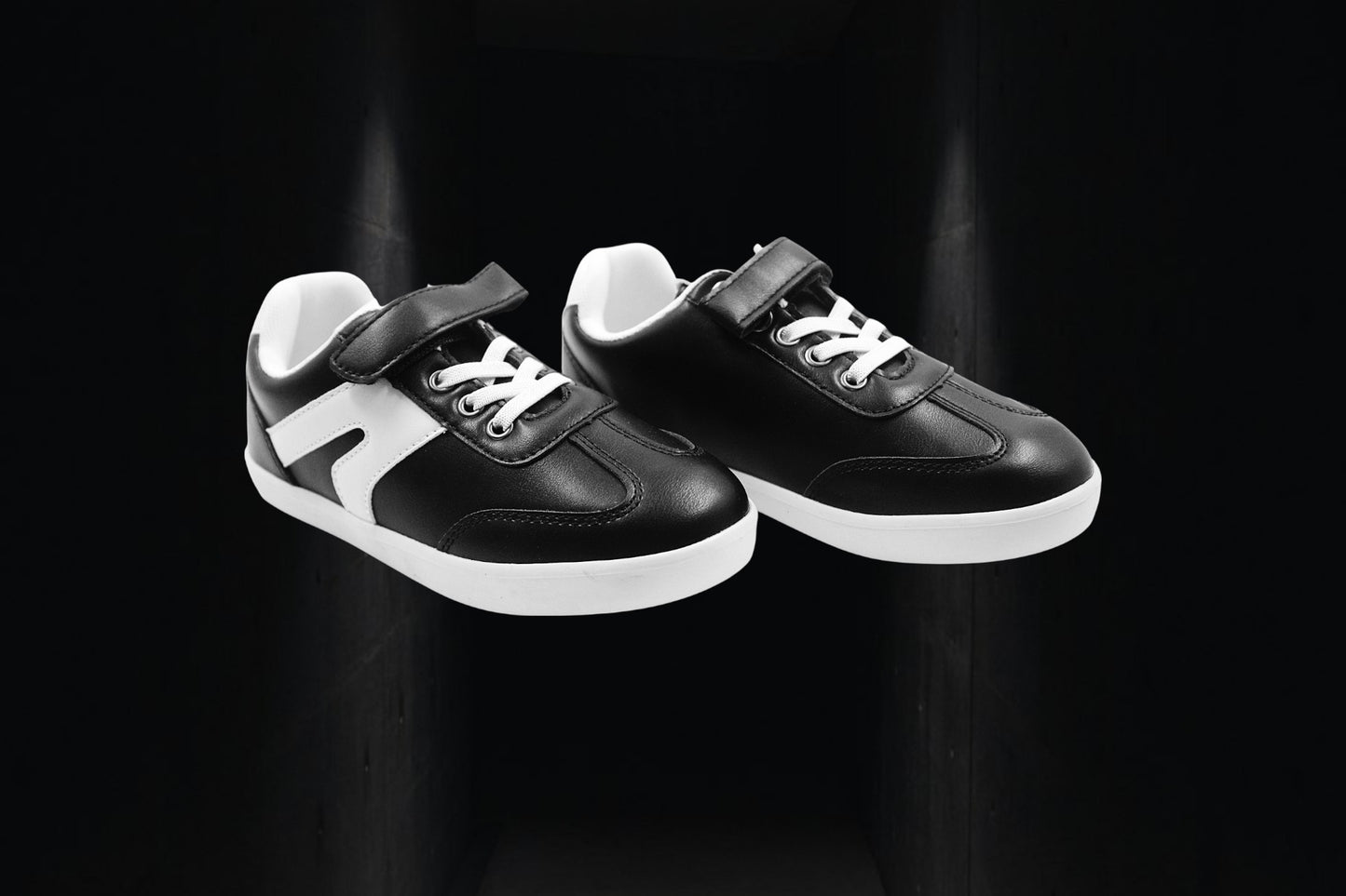 Boys black casual sneaker by Ket kids