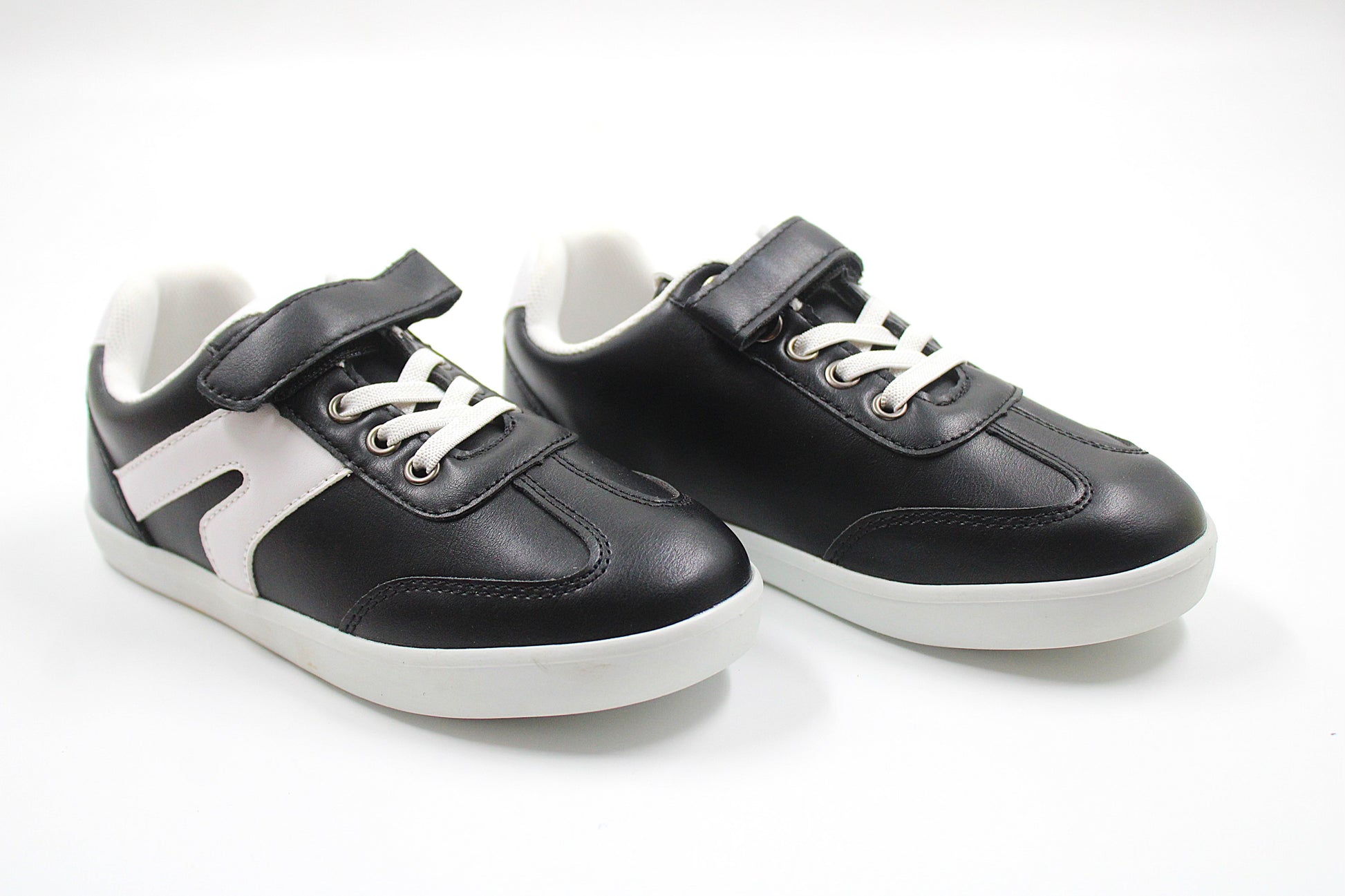 Boys black casual sneaker by Ket kids Black EU CM