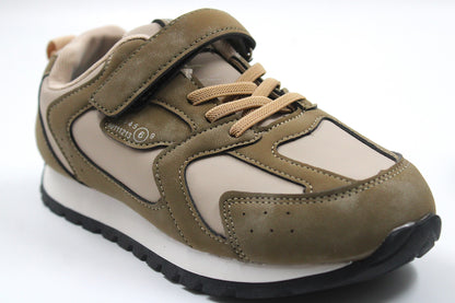 Boys khaki casual sneakers by Ket kids