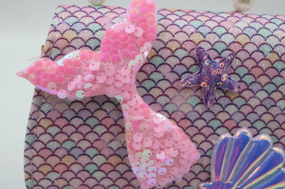 Girls mermaid sling purse by Ket kids
