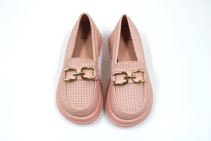 Girls pink chic loafers by ket kids