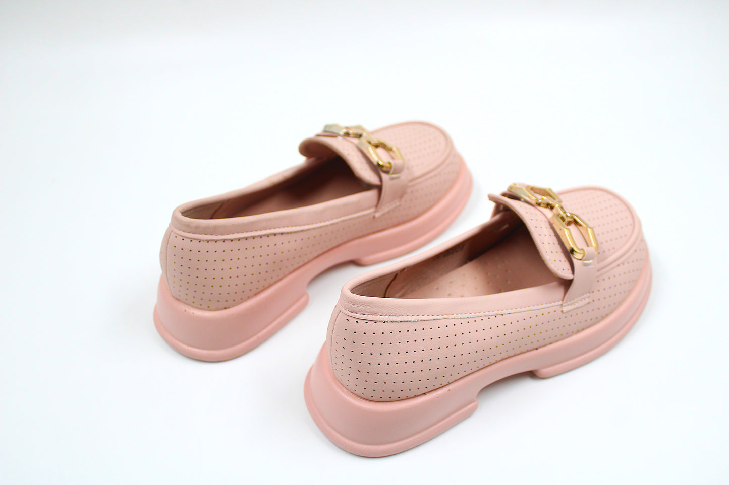 Girls pink chic loafers by ket kids