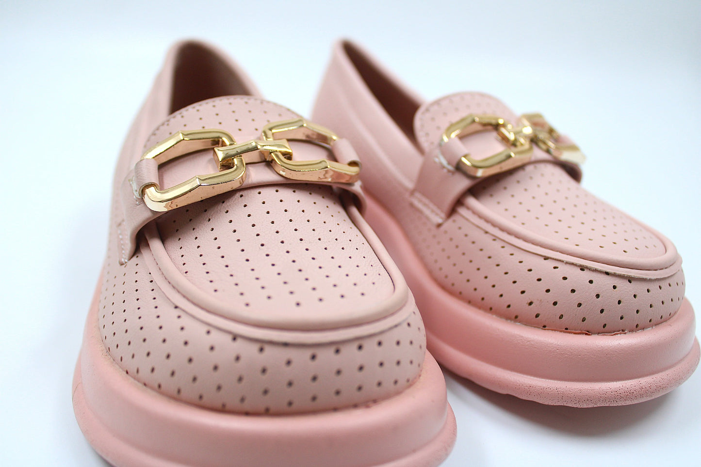 Girls pink chic loafers by ket kids