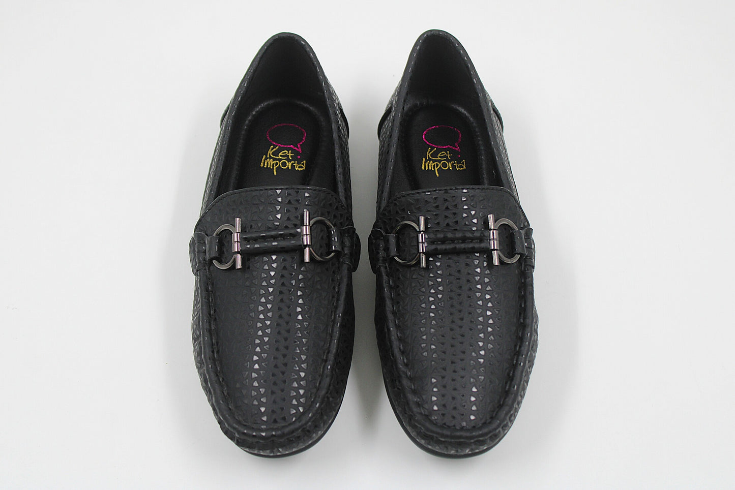 Boys black royal loafer by ket kids