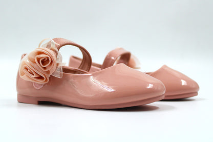 Girls pink glossy blush ballerina by ket kids