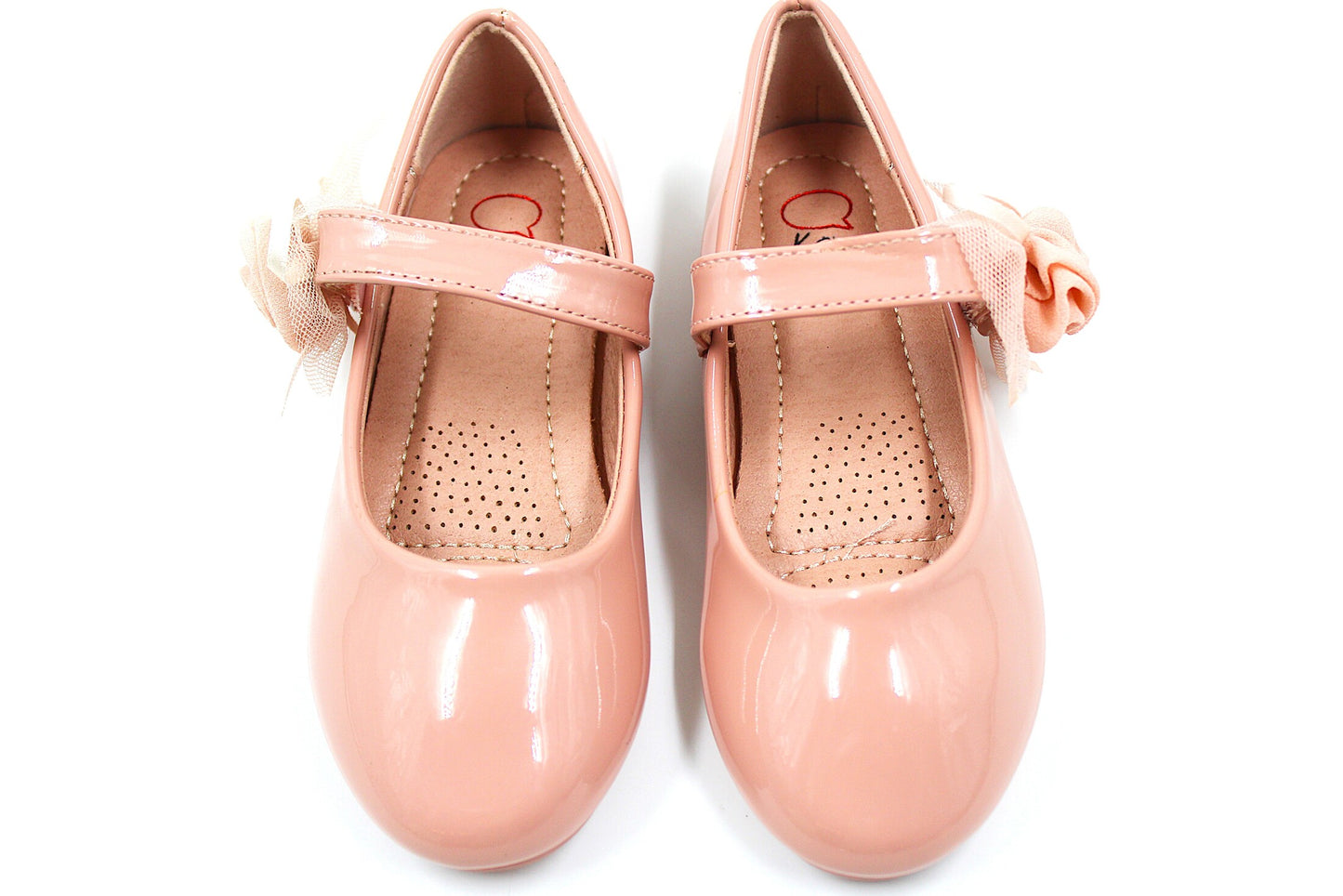 Girls pink glossy blush ballerina by ket kids