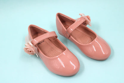Girls pink glossy blush ballerina by ket kids