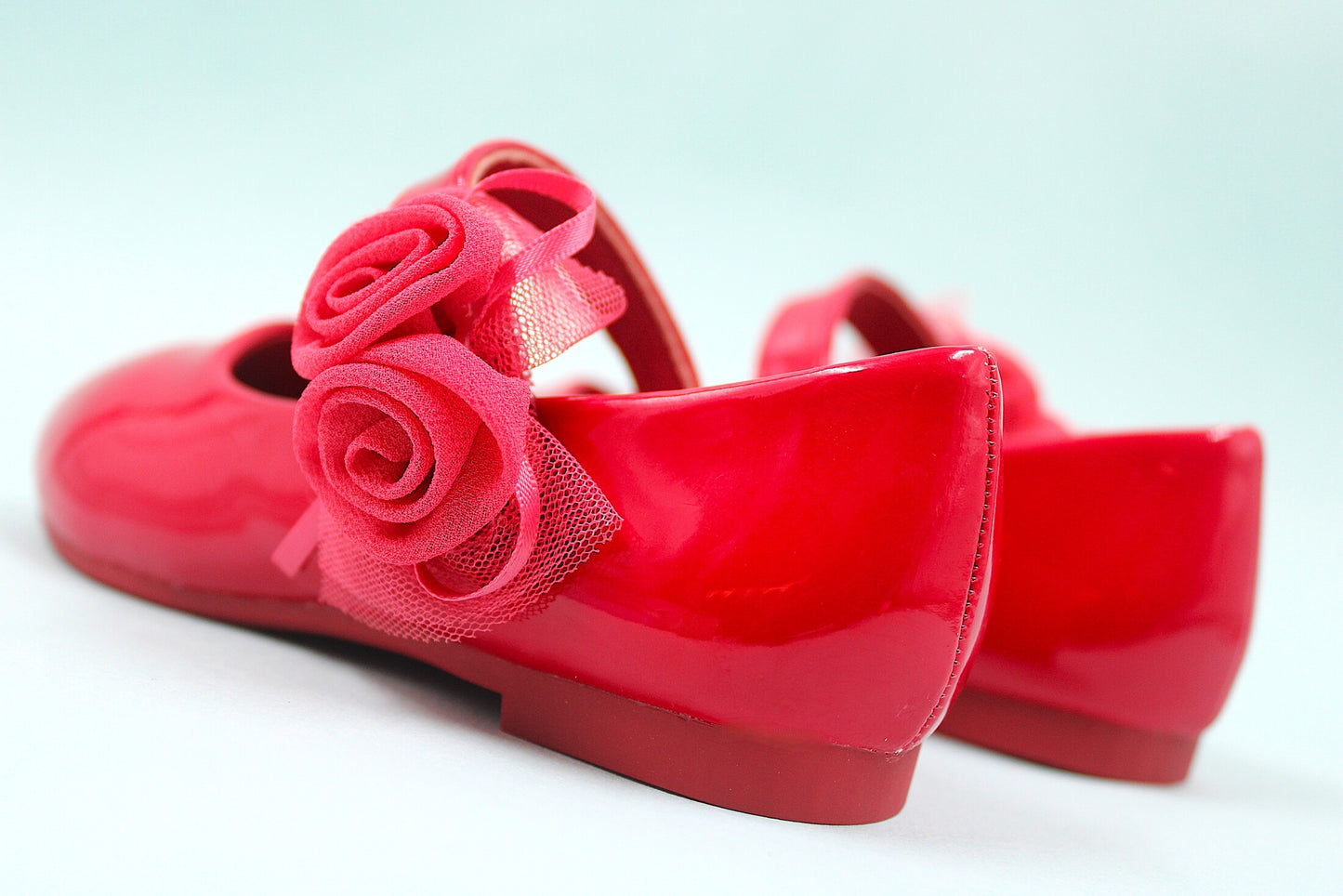 Girls red glossy blush ballerina by ket kids