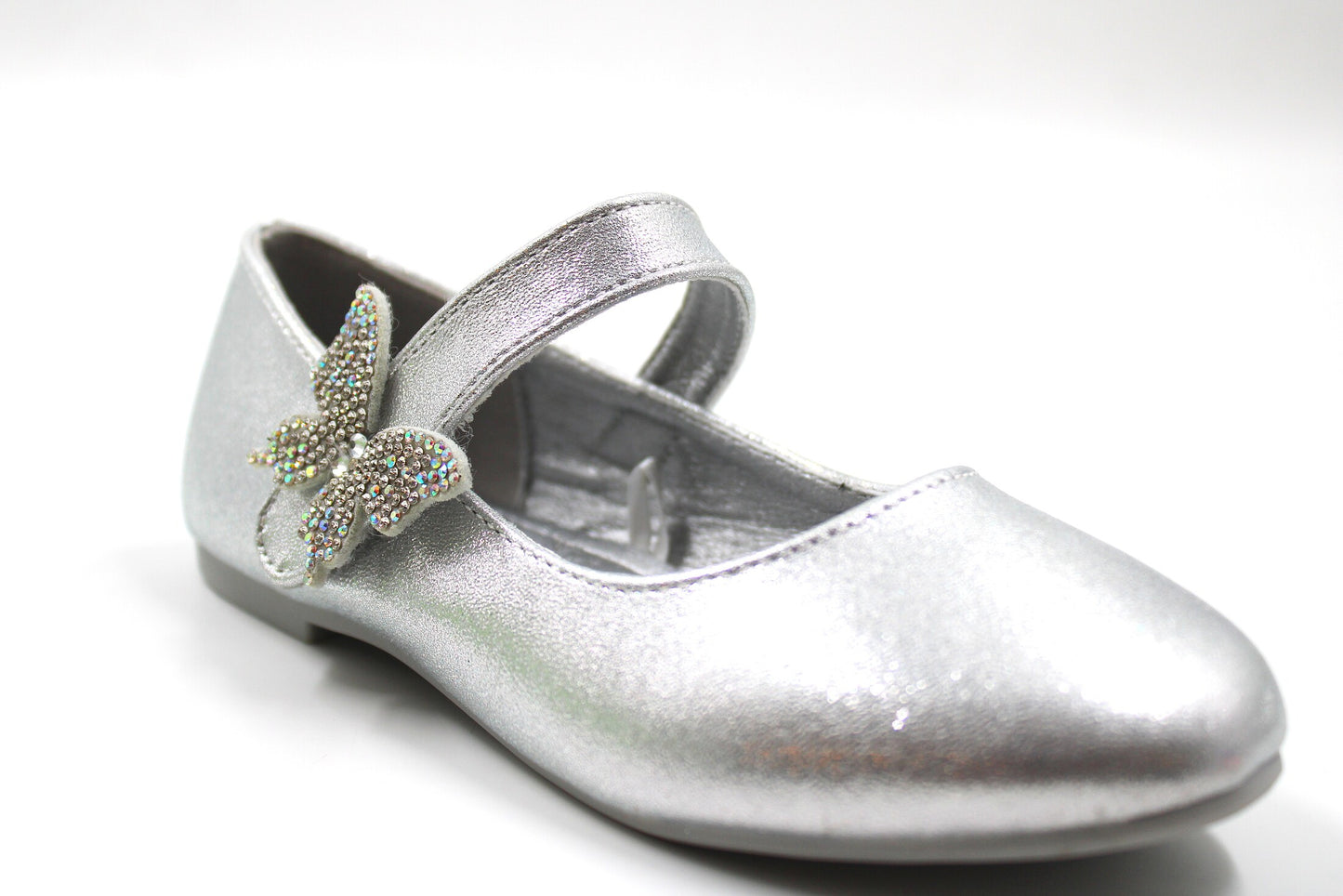 Girls silver classic ballerina by ket kids