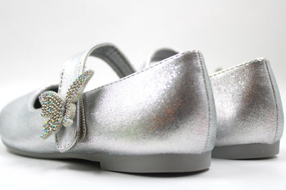 Girls silver classic ballerina by ket kids