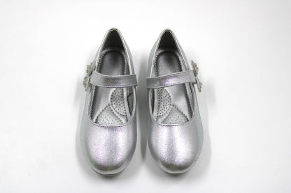 Girls silver classic ballerina by ket kids