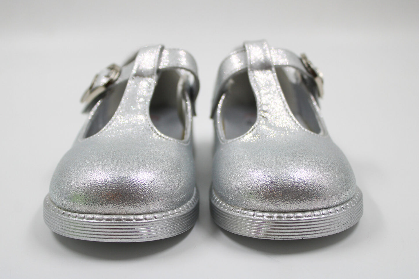 Girls silver casual ballerina by ket kids