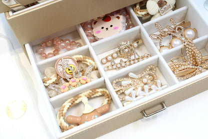 Crown Jewel Box with accessories - chocolate