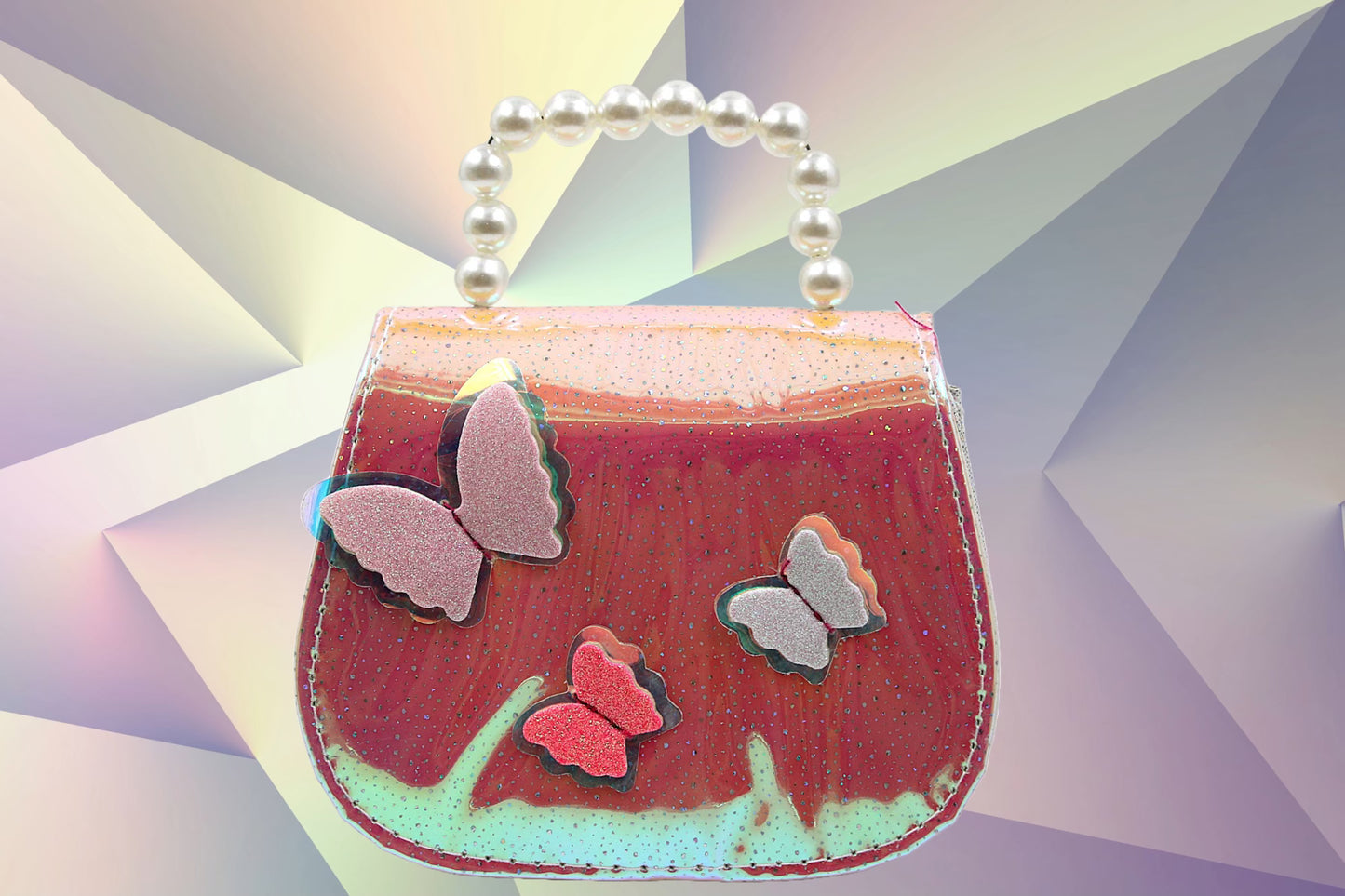 Girls butterfly sling purse by Ket kids