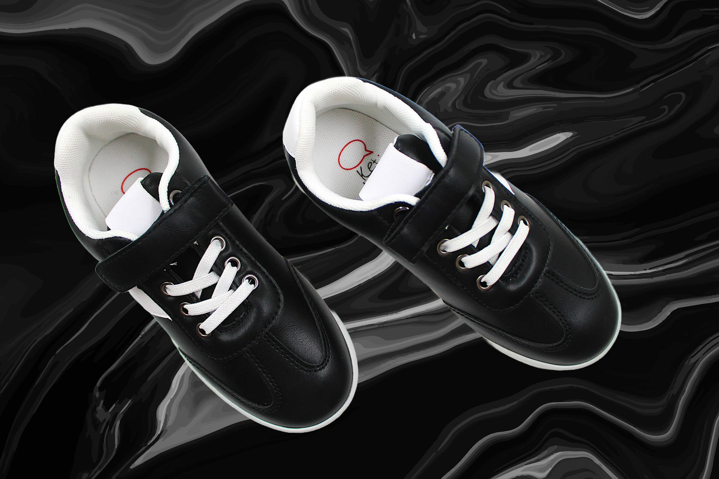 Boys black casual sneaker by Ket kids