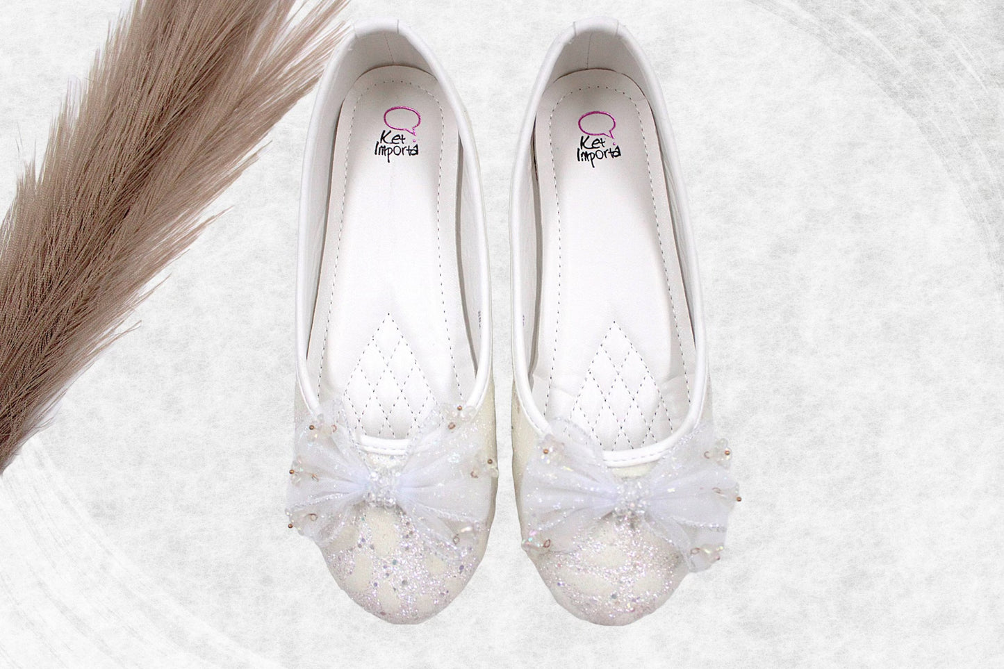Girl white graceful ballerina by Ket kids