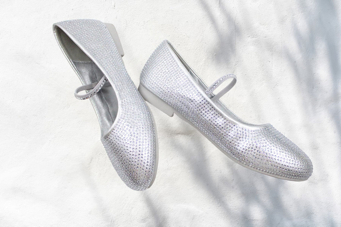 Girl silver dazzling ballerina by Ket kids