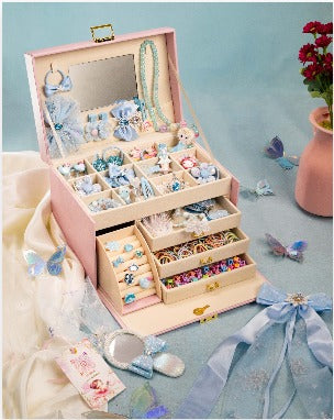 Princess Treasure Box with accessories - Blue